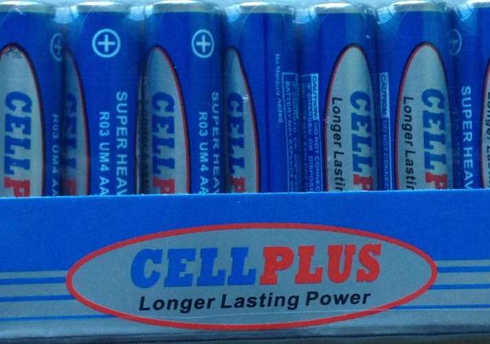 Batteries 60xAAA Cell Plus Wholesale Pack